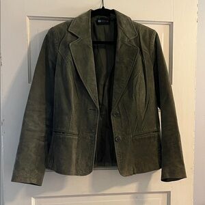 Vintage Wilsons Leather Olive Suede Blazer
